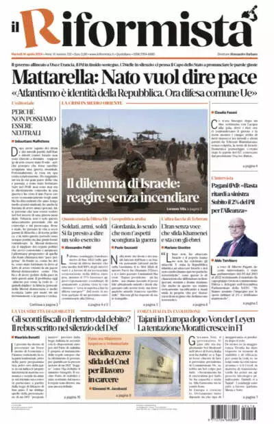 Prima-pagina-il-riformista-edizione-del-16-04-2024