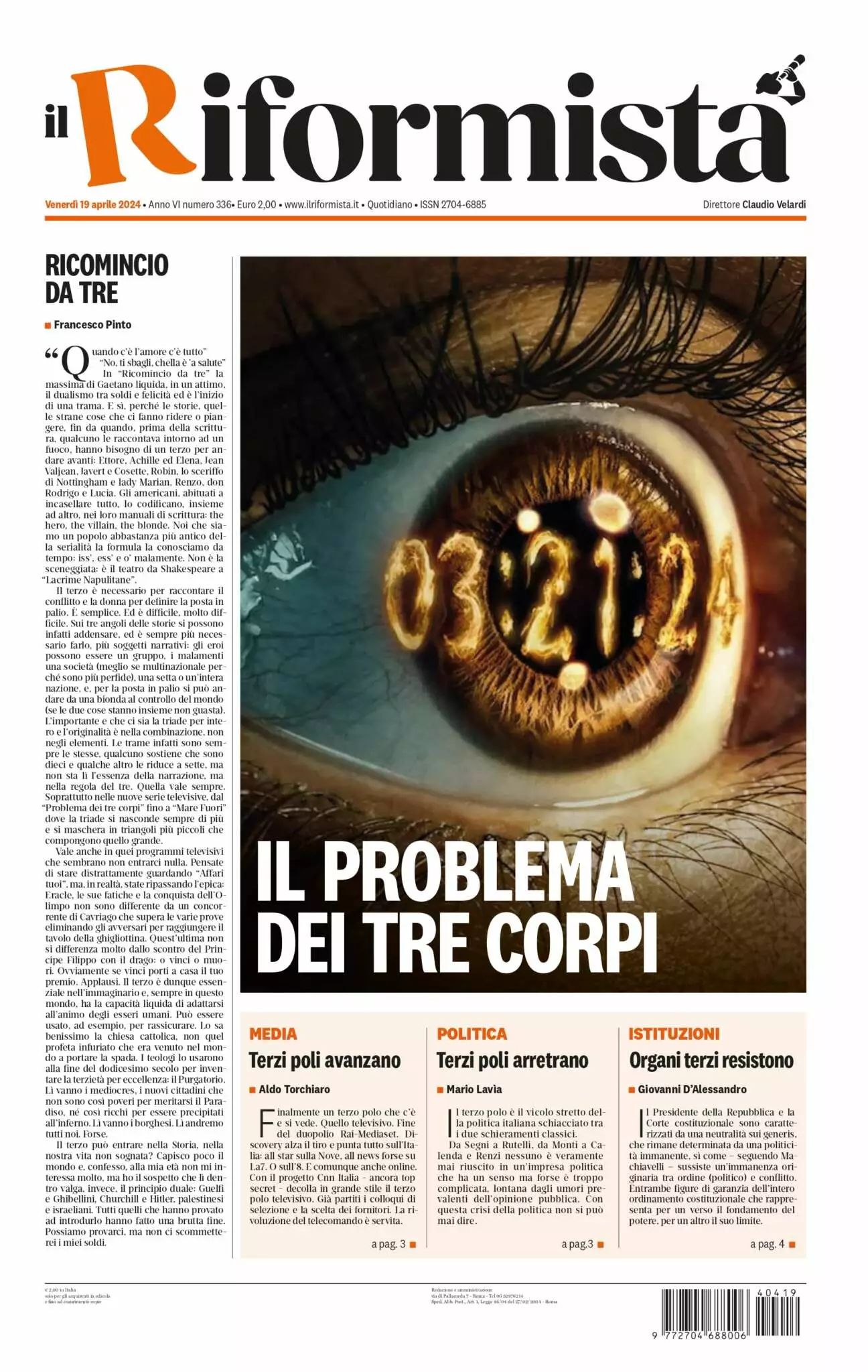 Prima-pagina-il-riformista-edizione-del-18-04-2024