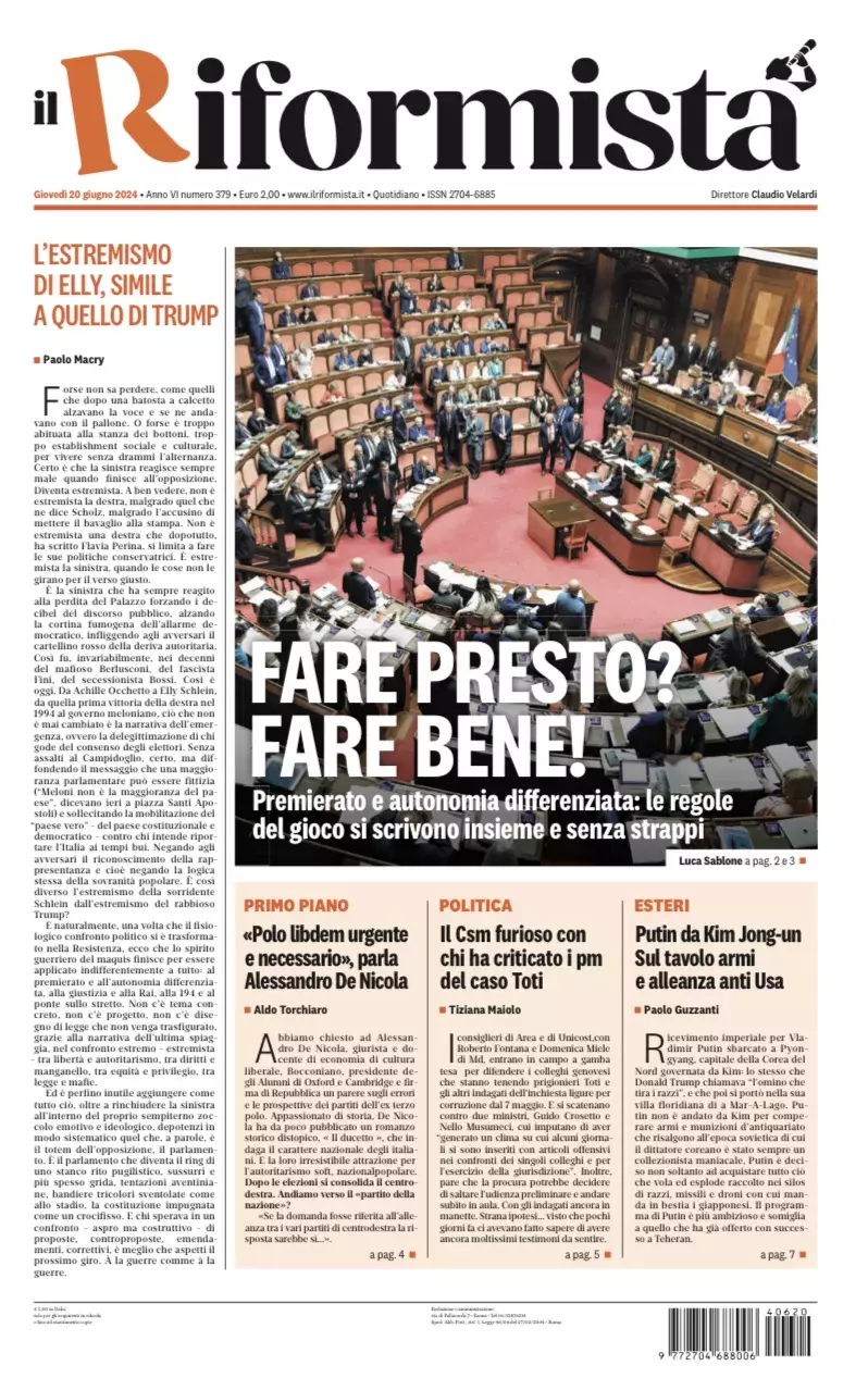 Prima-pagina-il-riformista-edizione-del-20-Giugno-2024