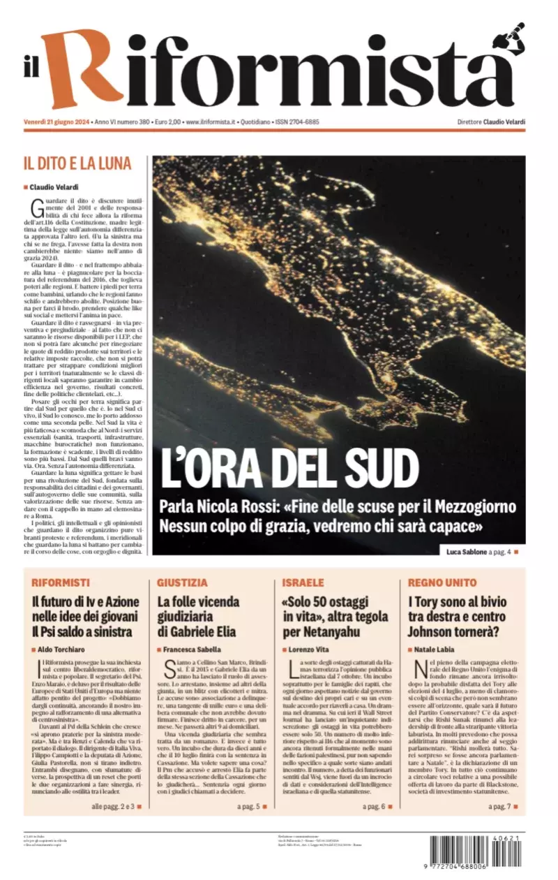 Prima-pagina-il-riformista-edizione-del-21-Giugno-2024