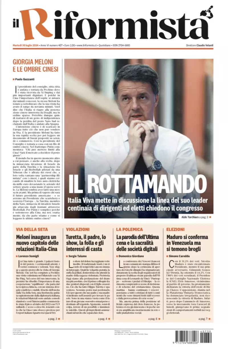 Prima-pagina-il-riformista-edizione-del-30-Luglio-2024