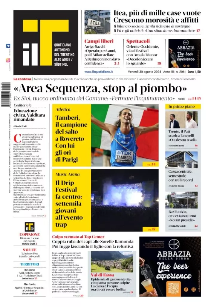 Prima-pagina-il-t-edizione-del-2024-08-30