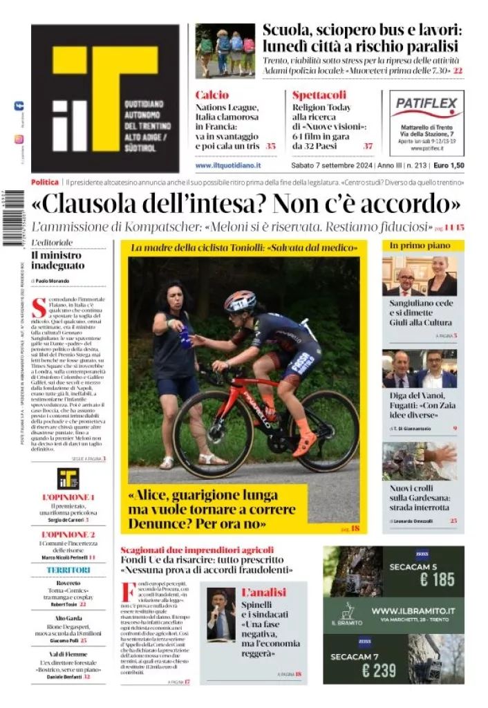 Prima-pagina-il-t-edizione-del-2024-09-07