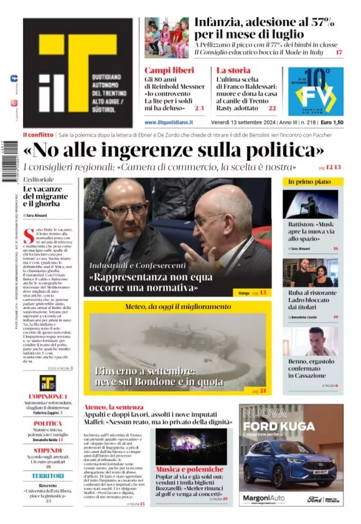 Prima-pagina-il-t-edizione-del-2024-09-13