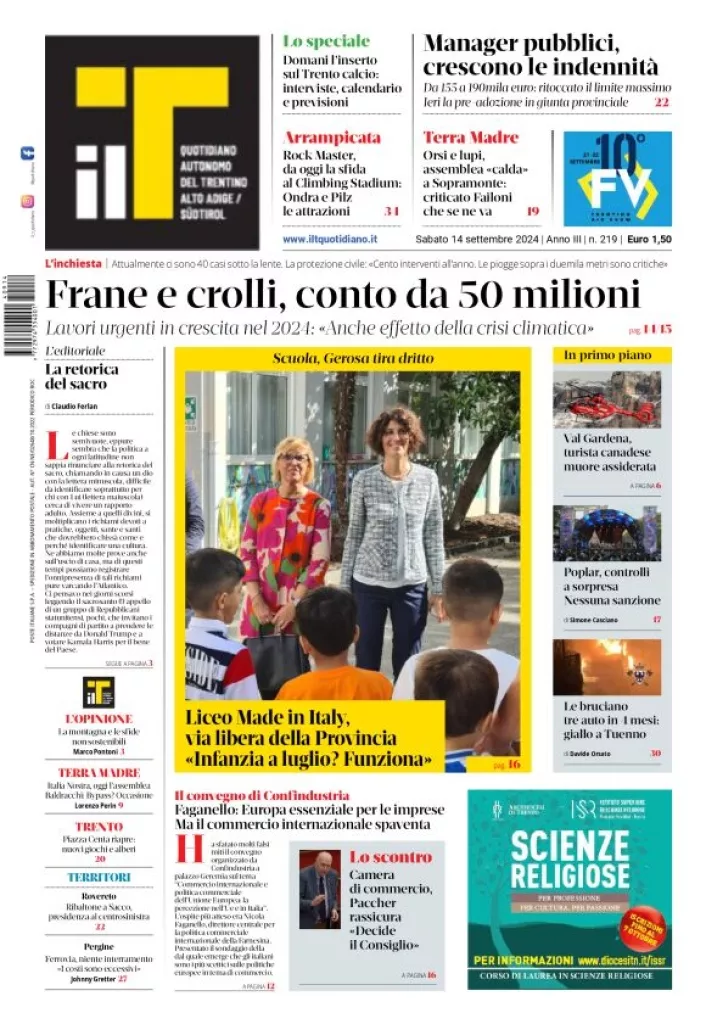 Prima-pagina-il-t-edizione-del-2024-09-14