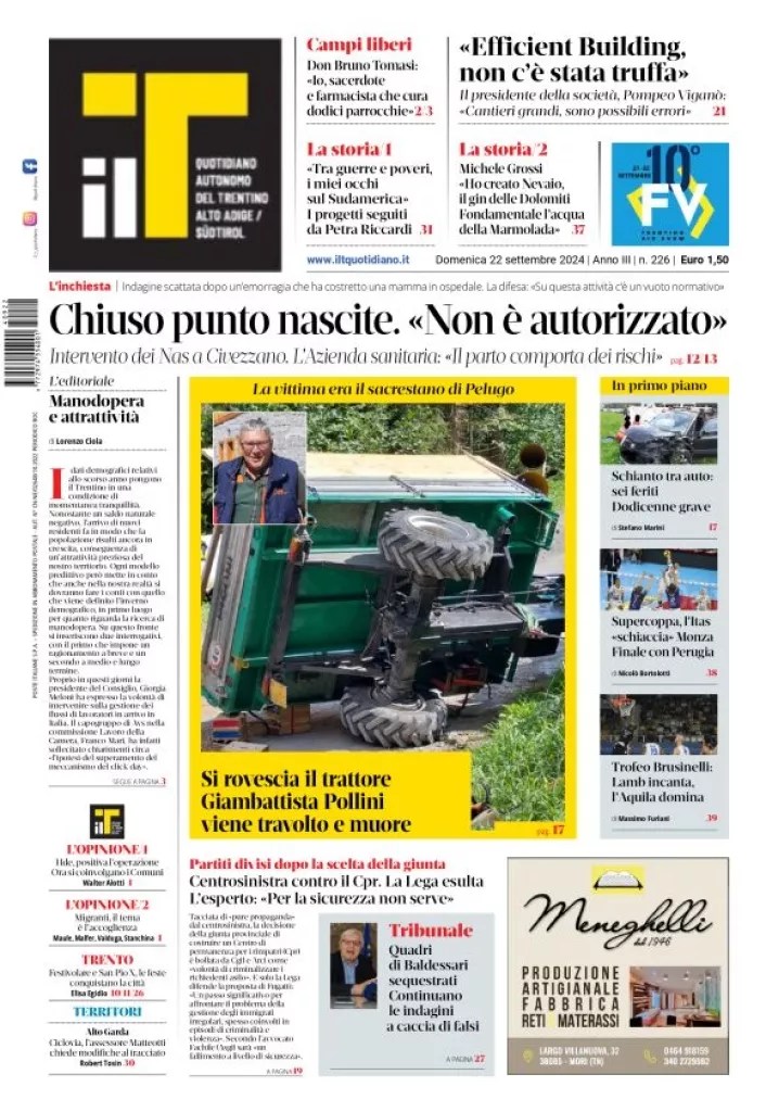 Prima-pagina-il-t-edizione-del-2024-09-22