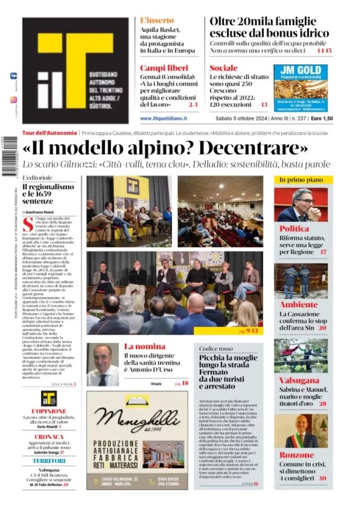 Prima-pagina-il-t-edizione-del-2024-10-05