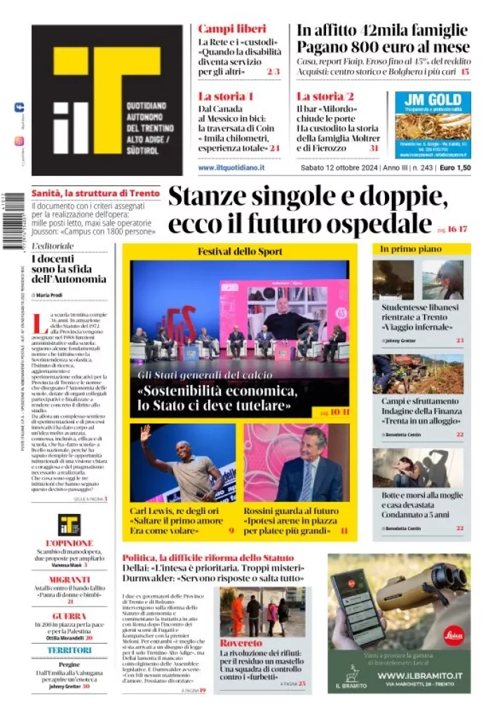 Prima-pagina-il-t-edizione-del-2024-10-12