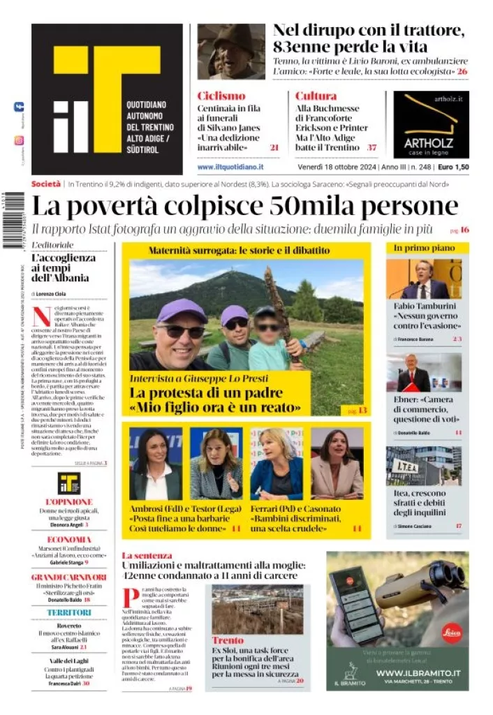 Prima-pagina-il-t-edizione-del-2024-10-18