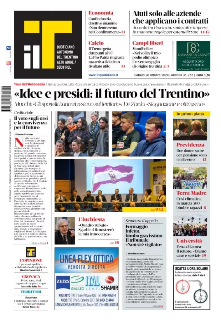 Prima-pagina-il-t-edizione-del-2024-10-26