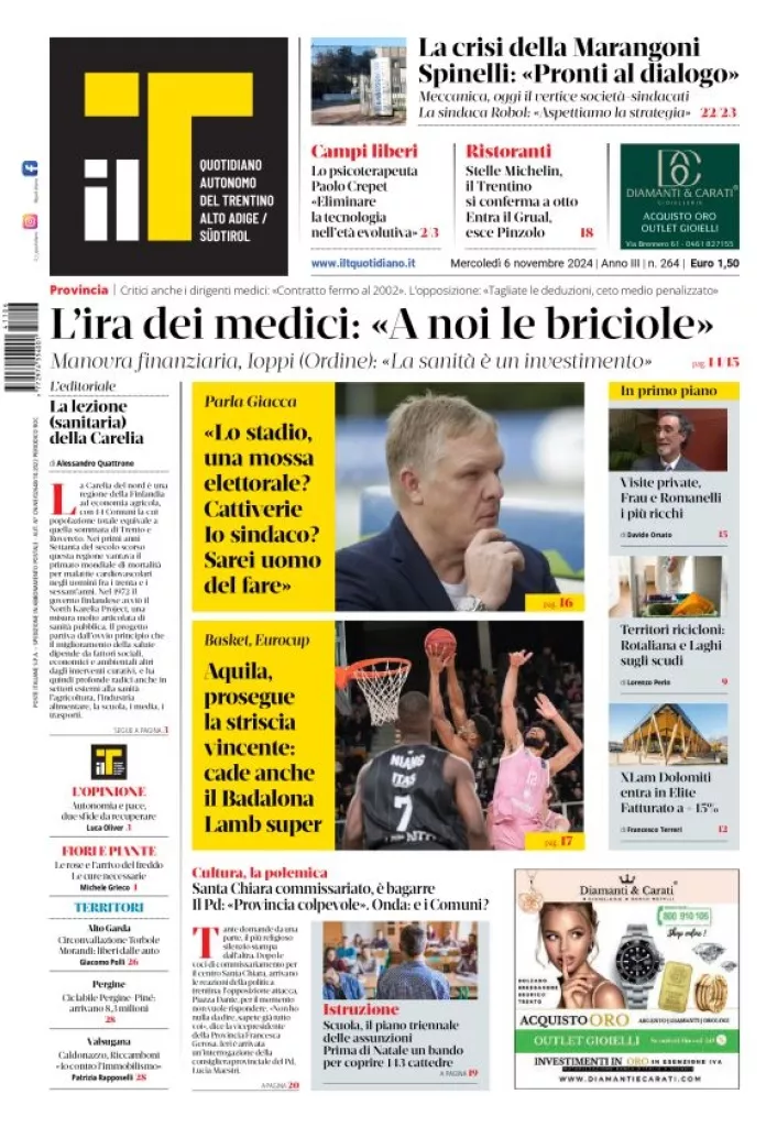 Prima-pagina-il-t-edizione-del-2024-11-06