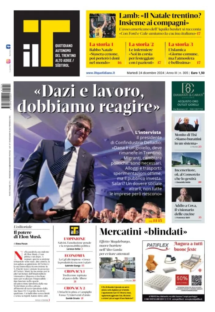 Prima-pagina-il-t-edizione-del-2024-12-24