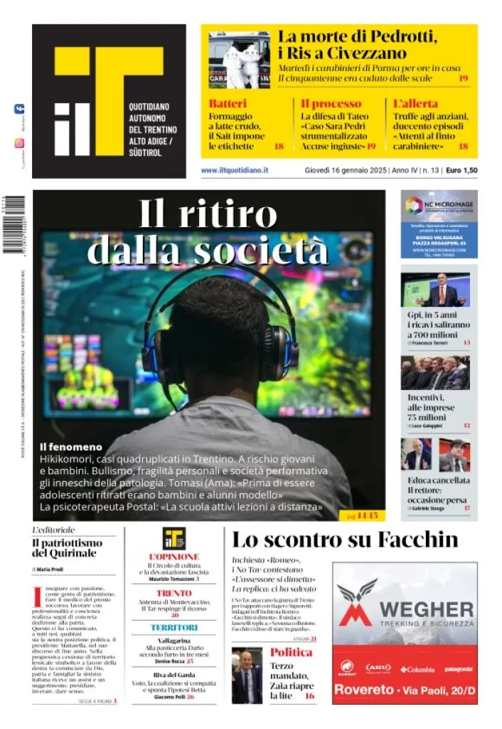 Prima-pagina-il-t-edizione-del-2025-01-16