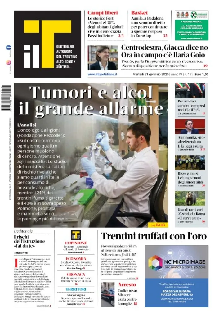 Prima-pagina-il-t-edizione-del-2025-01-21