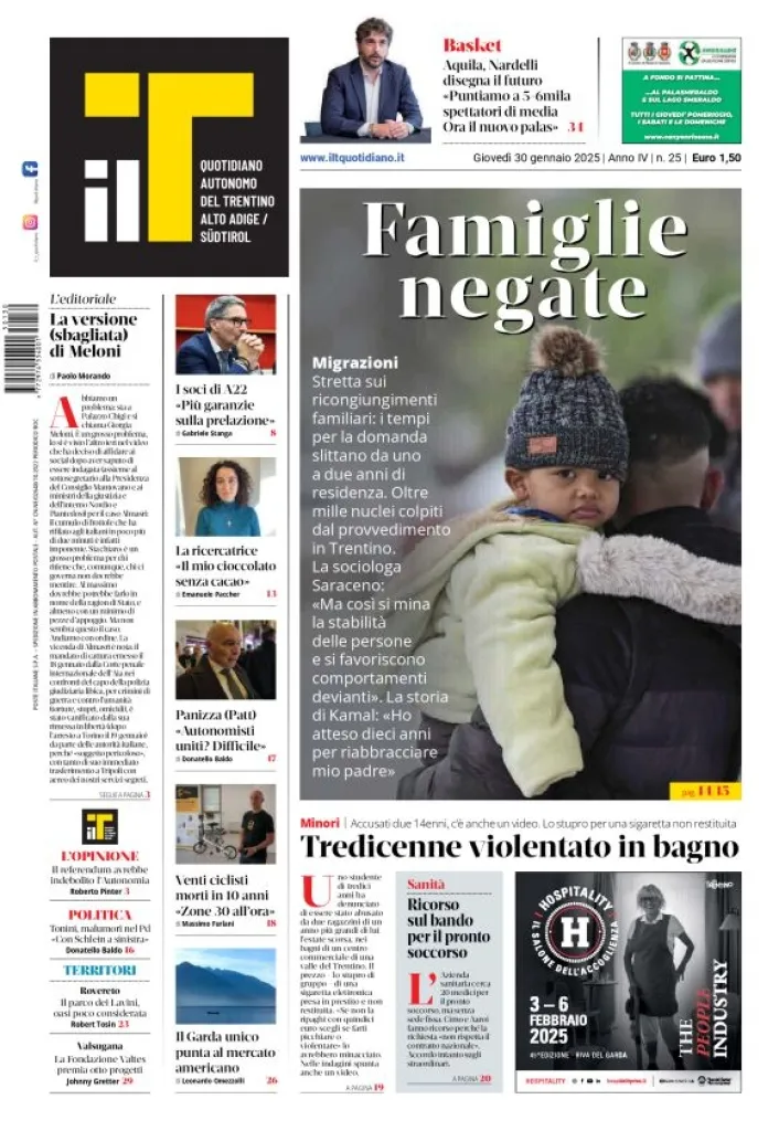 Prima-pagina-il-t-edizione-del-2025-01-30