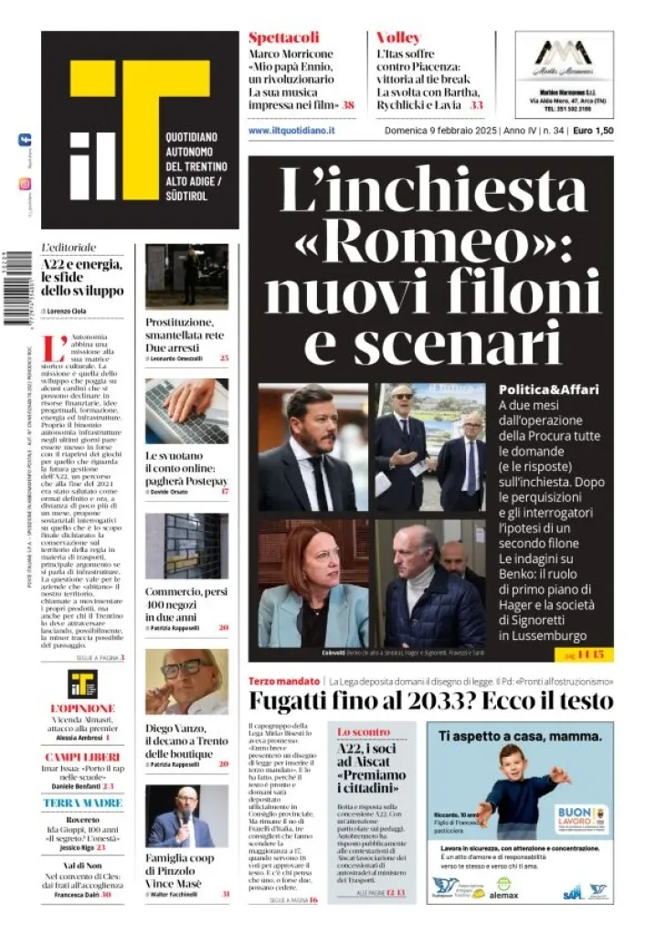 Prima-pagina-il-t-edizione-del-2025-02-09