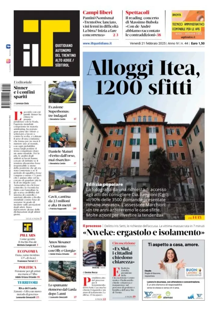 Prima-pagina-il-t-edizione-del-2025-02-21