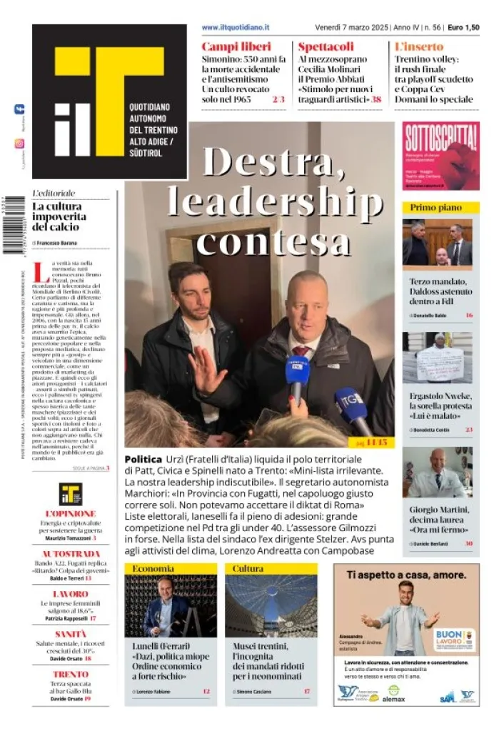 Prima-pagina-il-t-edizione-del-2025-03-07