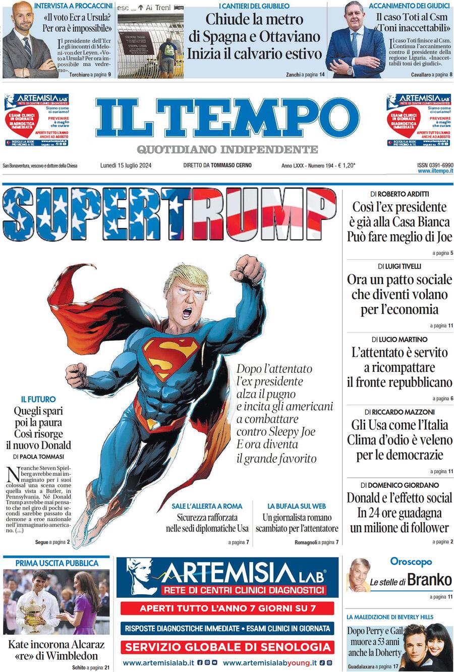 Prima-pagina-il-tempo-edizione-di-oggi-15-07-2024