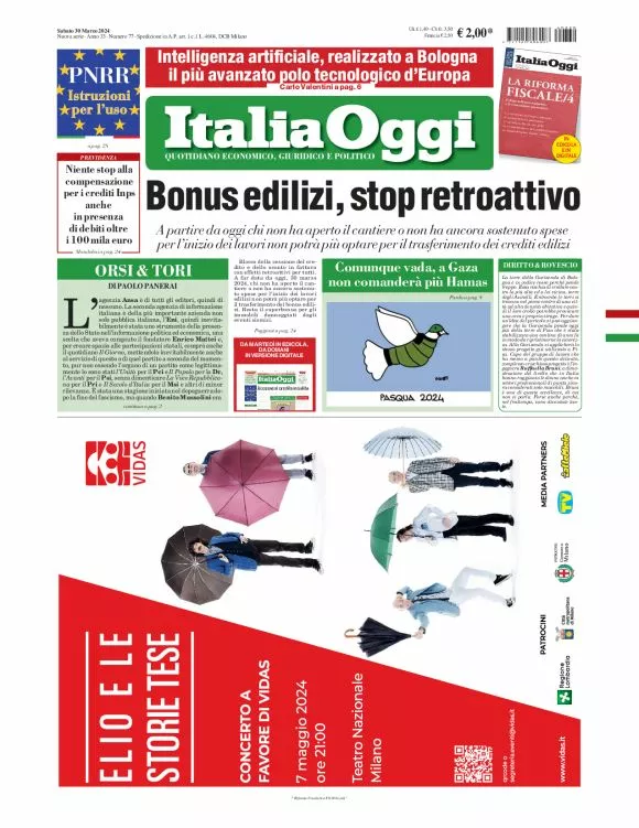 Prima-pagina-italia-oggi-edizione-del-2024-03-30