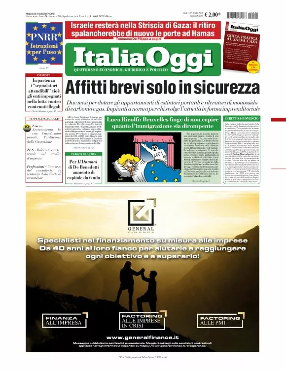 Prima-pagina-italia-oggi-edizione-del-2024-09-04