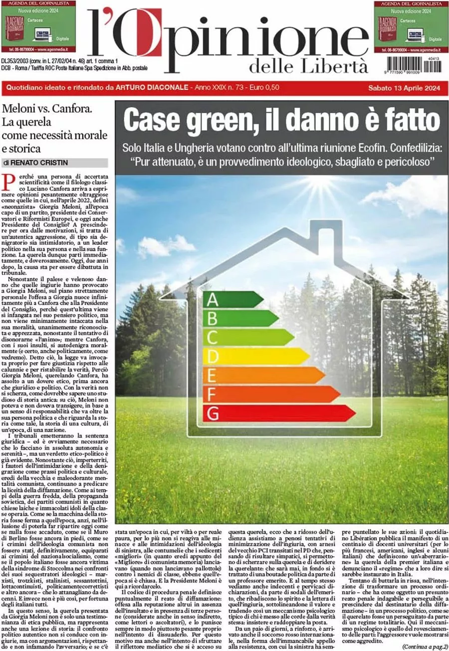 Prima-pagina-l-opinione-delle-liberta-edizione-di-oggi-13-04-2024