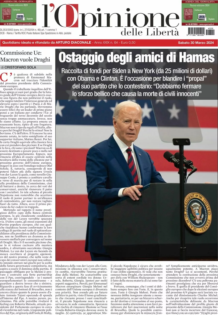 Prima-pagina-l-opinione-delle-liberta-edizione-di-oggi-30-03-2024