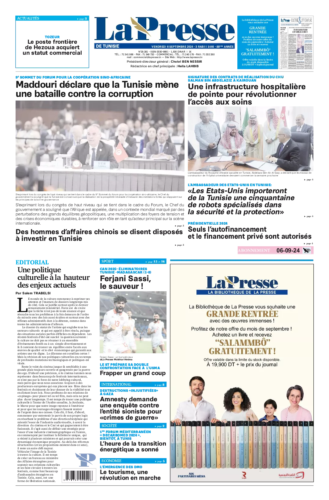 Prima-pagina-del-la-presse-edizione-di-oggi-2024-09-06