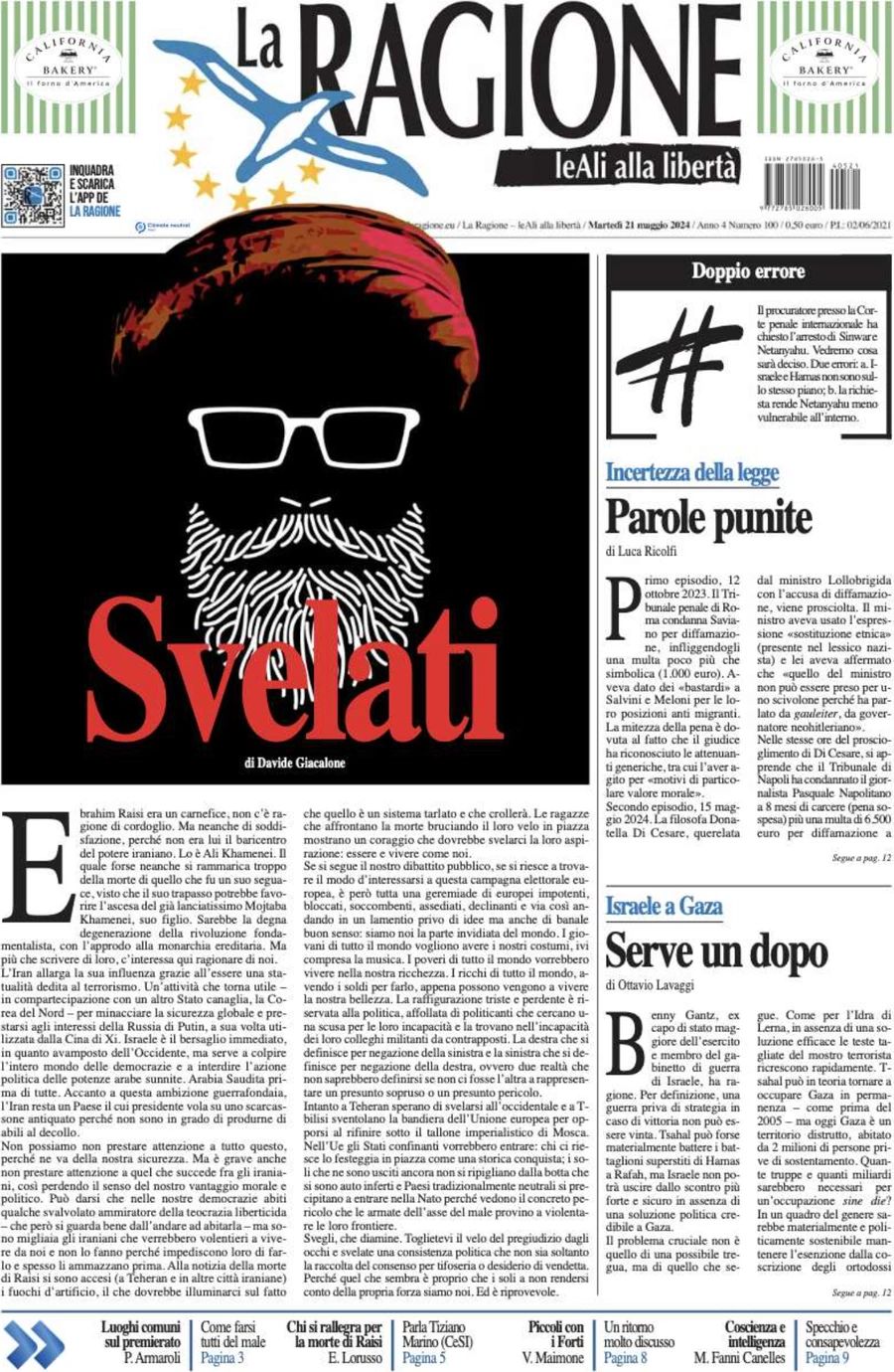 Prima-pagina-la-ragione-edizione-di-oggi-21-05-2024