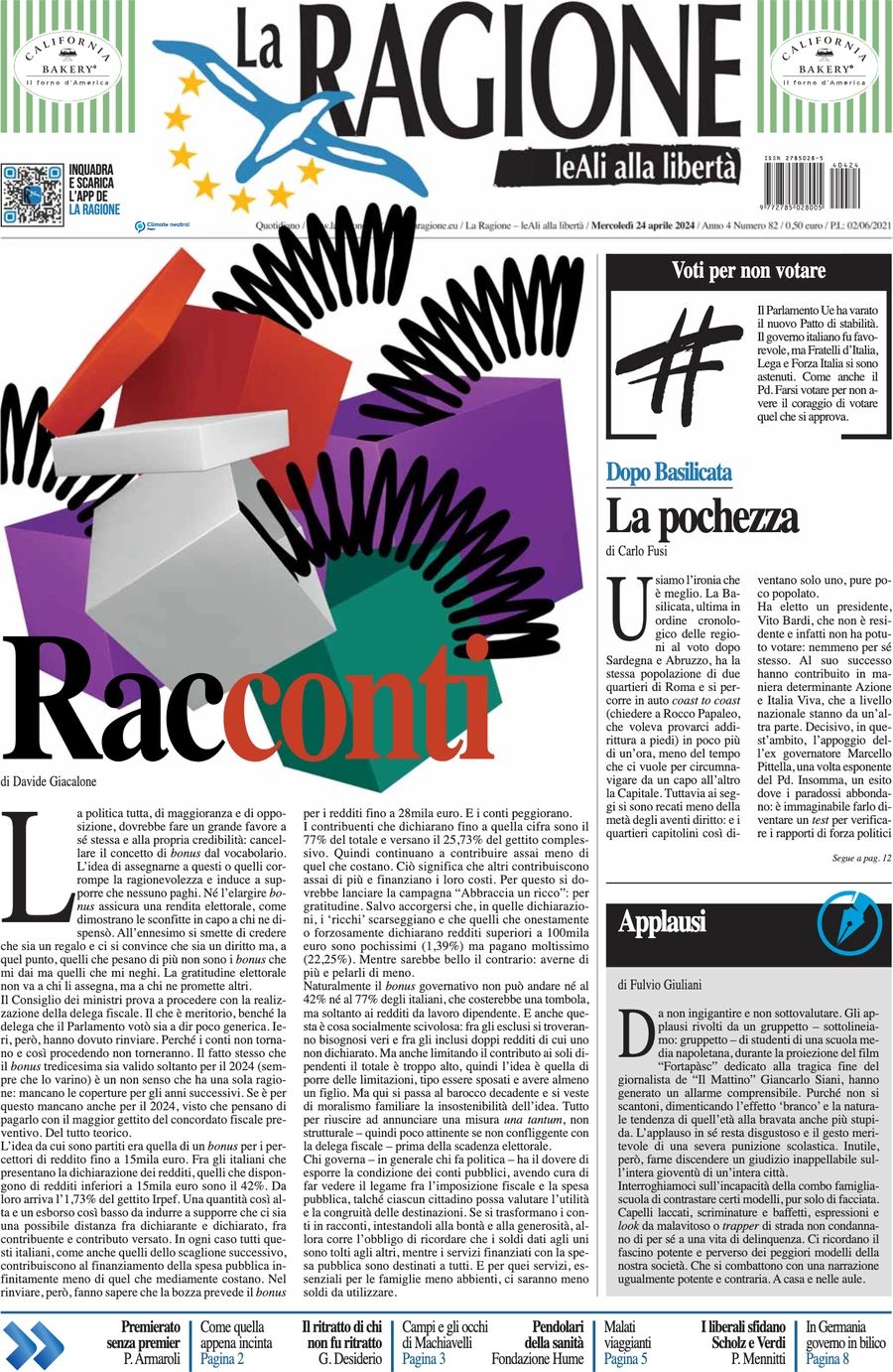 Prima-pagina-la-ragione-edizione-di-oggi-24-04-2024