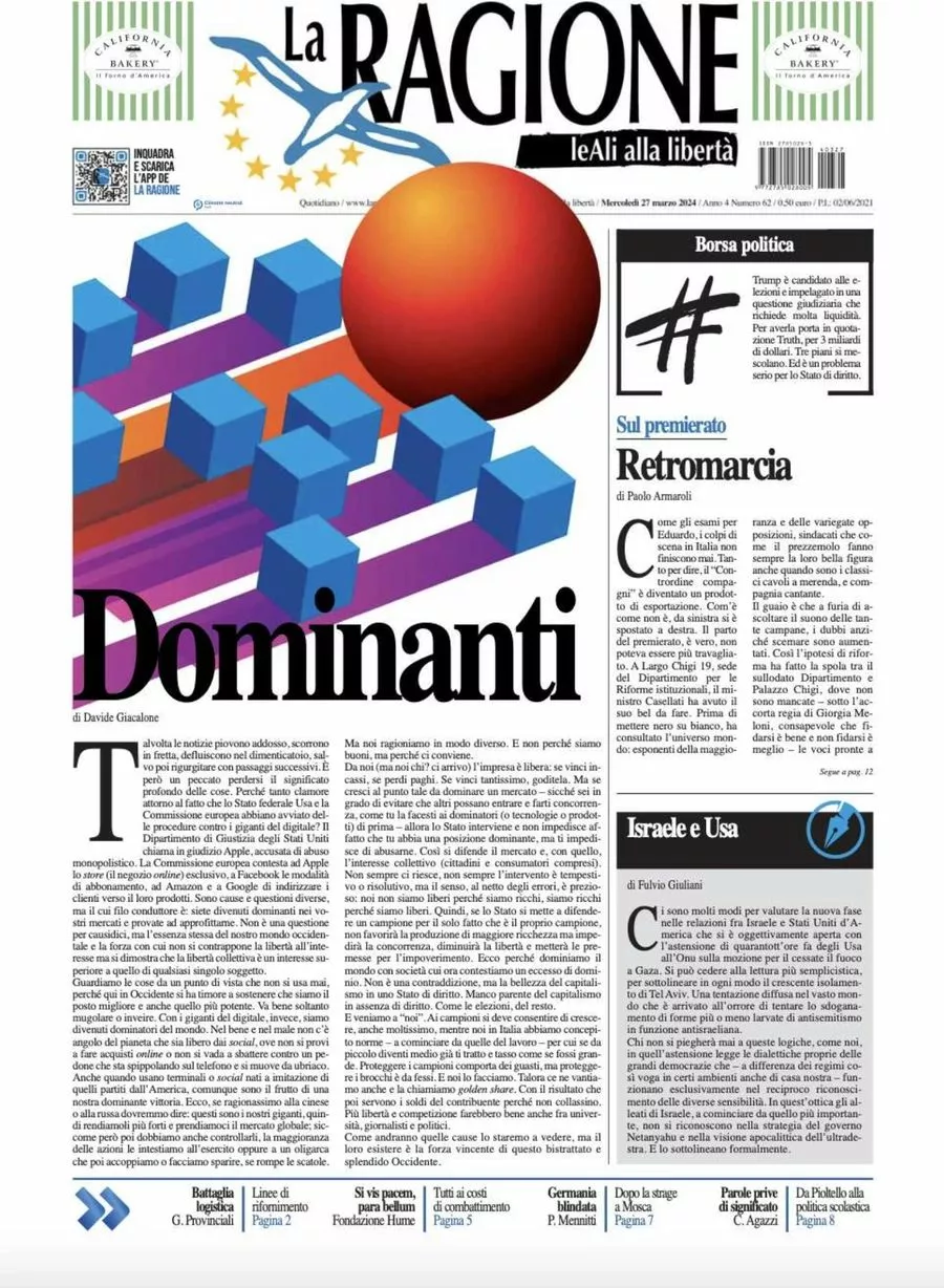 Prima-pagina-la-ragione-edizione-di-oggi-27-03-2024