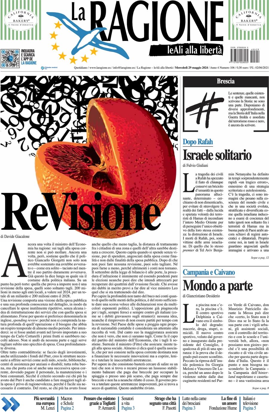 Prima-pagina-la-ragione-edizione-di-oggi-29-05-2024