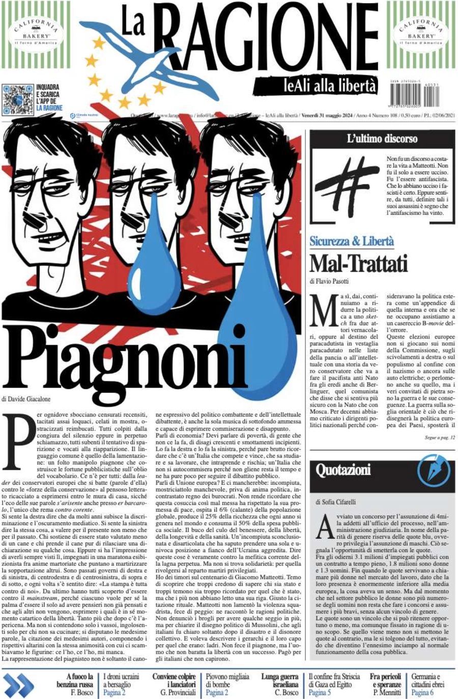 Prima-pagina-la-ragione-edizione-di-oggi-31-05-2024