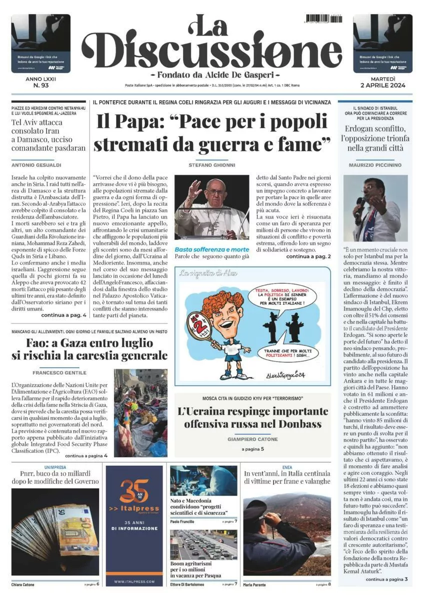 Prima-pagina-la-discussione-edizione-di-oggi-02-04-2024