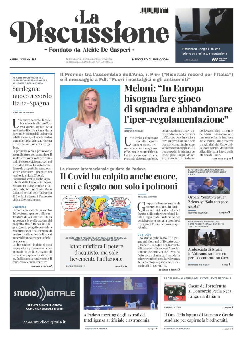 Prima-pagina-la-discussione-edizione-di-oggi-03-07-2024