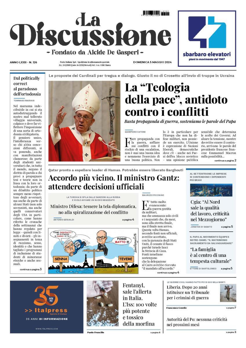 Prima-pagina-la-discussione-edizione-di-oggi-05-05-2024