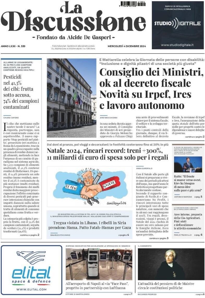 Prima-pagina-la-discussione-edizione-di-oggi-05-12-2024