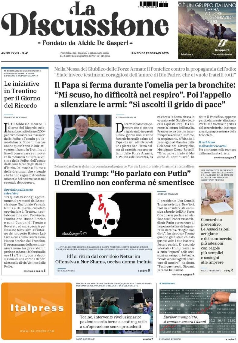 Prima-pagina-la-discussione-edizione-di-oggi-11-02-2025