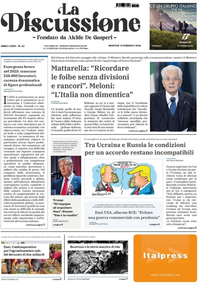 Prima-pagina-la-discussione-edizione-di-oggi-12-02-2025