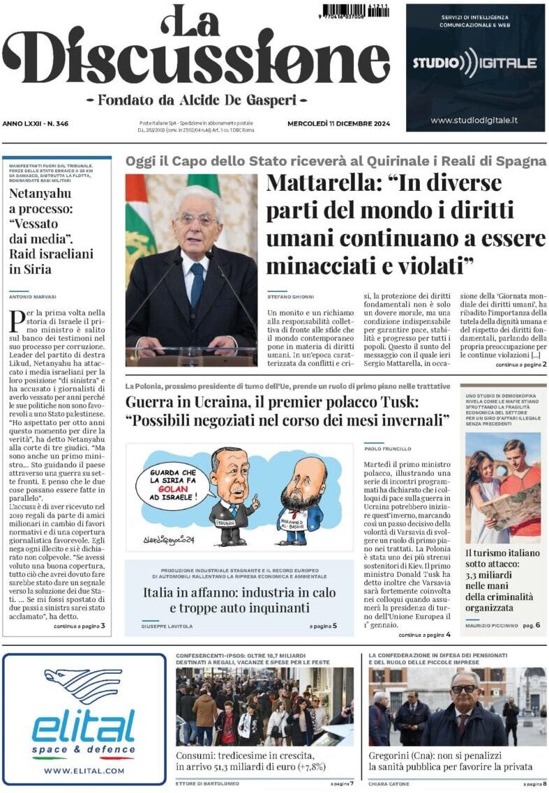 Prima-pagina-la-discussione-edizione-di-oggi-12-12-2024