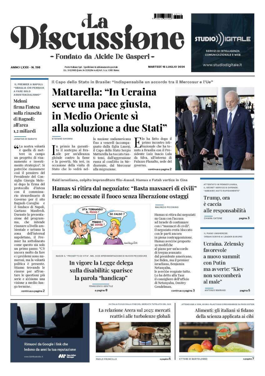 Prima-pagina-la-discussione-edizione-di-oggi-16-07-2024