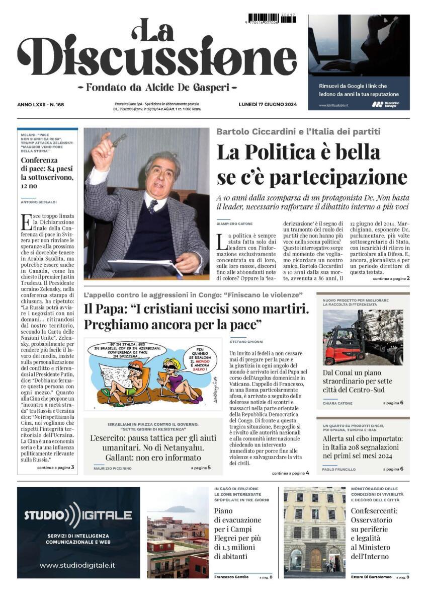 Prima-pagina-la-discussione-edizione-di-oggi-17-06-2024