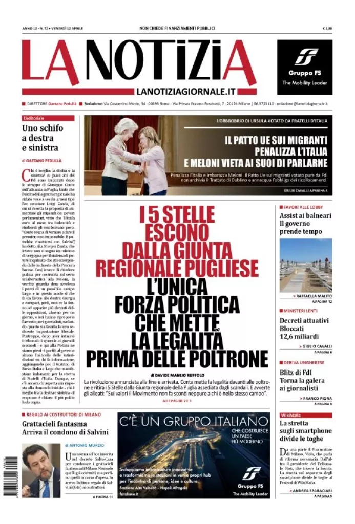 Prima-pagina-la-notizia-giornale-edizione-del-2024-04-12