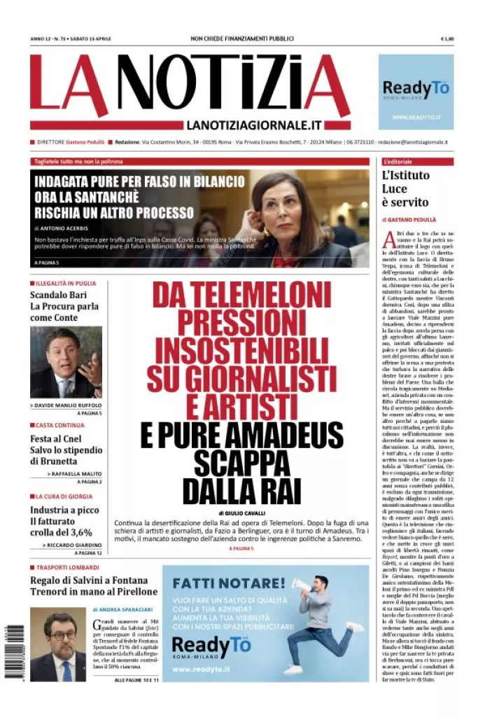 Prima-pagina-la-notizia-giornale-edizione-del-2024-04-13