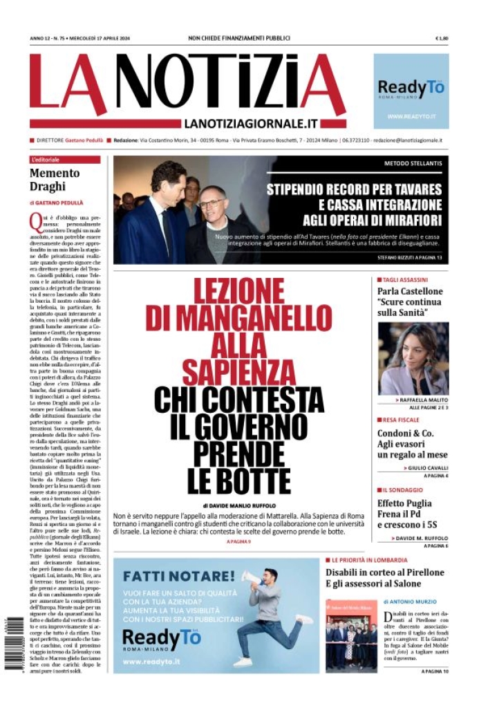 Prima-pagina-la-notizia-giornale-edizione-del-2024-04-17