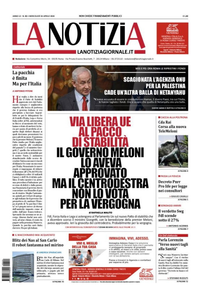 Prima-pagina-la-notizia-giornale-edizione-del-2024-04-24