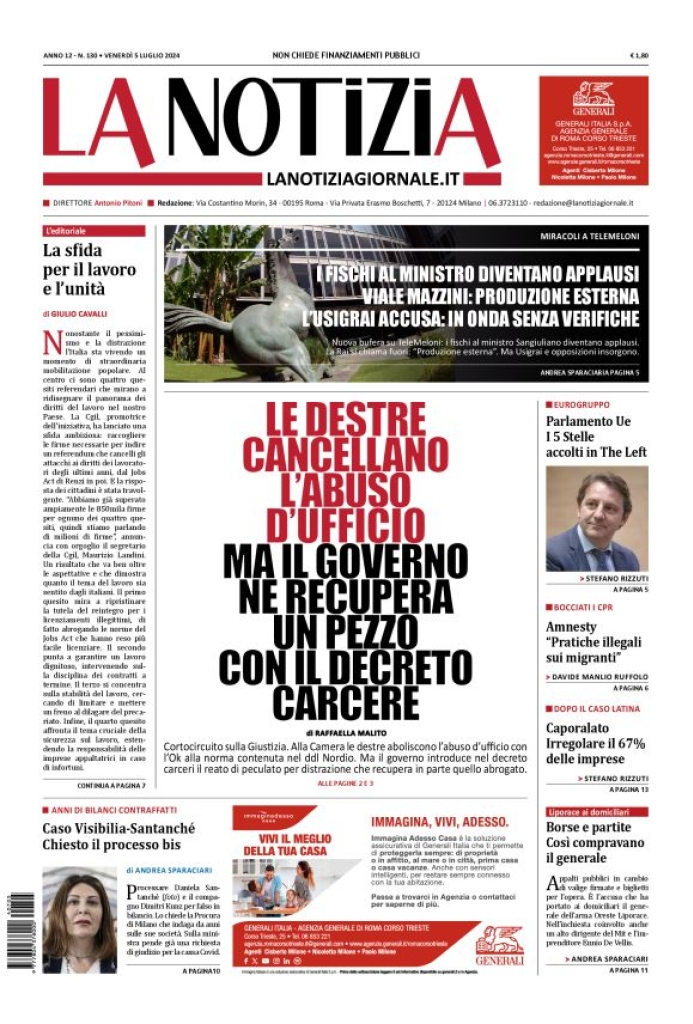 Prima-pagina-la-notizia-giornale-edizione-del-2024-07-05