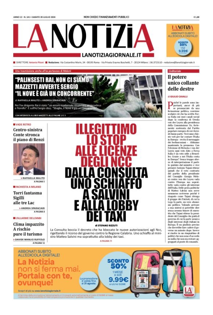 Prima-pagina-la-notizia-giornale-edizione-del-2024-07-20