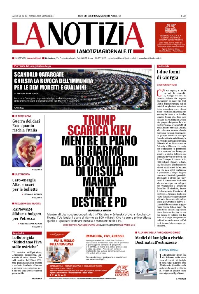 Prima-pagina-la-notizia-giornale-edizione-del-2025-03-05