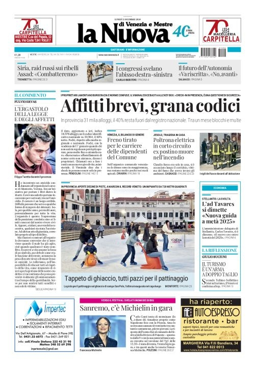 Prima-pagina-la_nuova_di_venezia_e_mestre-edizione-di-oggi-2024-12-02